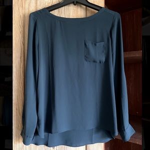 Loft pocket front blouse